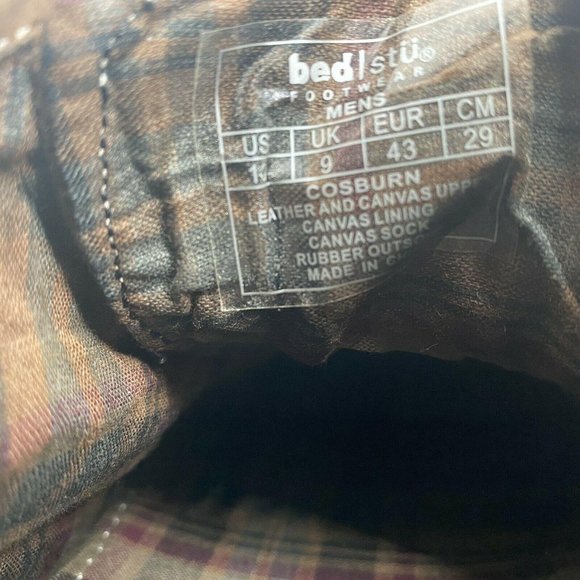 Bed Stu Men Size 10 Cosburn Oxfords Lace Up Shoes Brown Distressed Bedstu main image 9